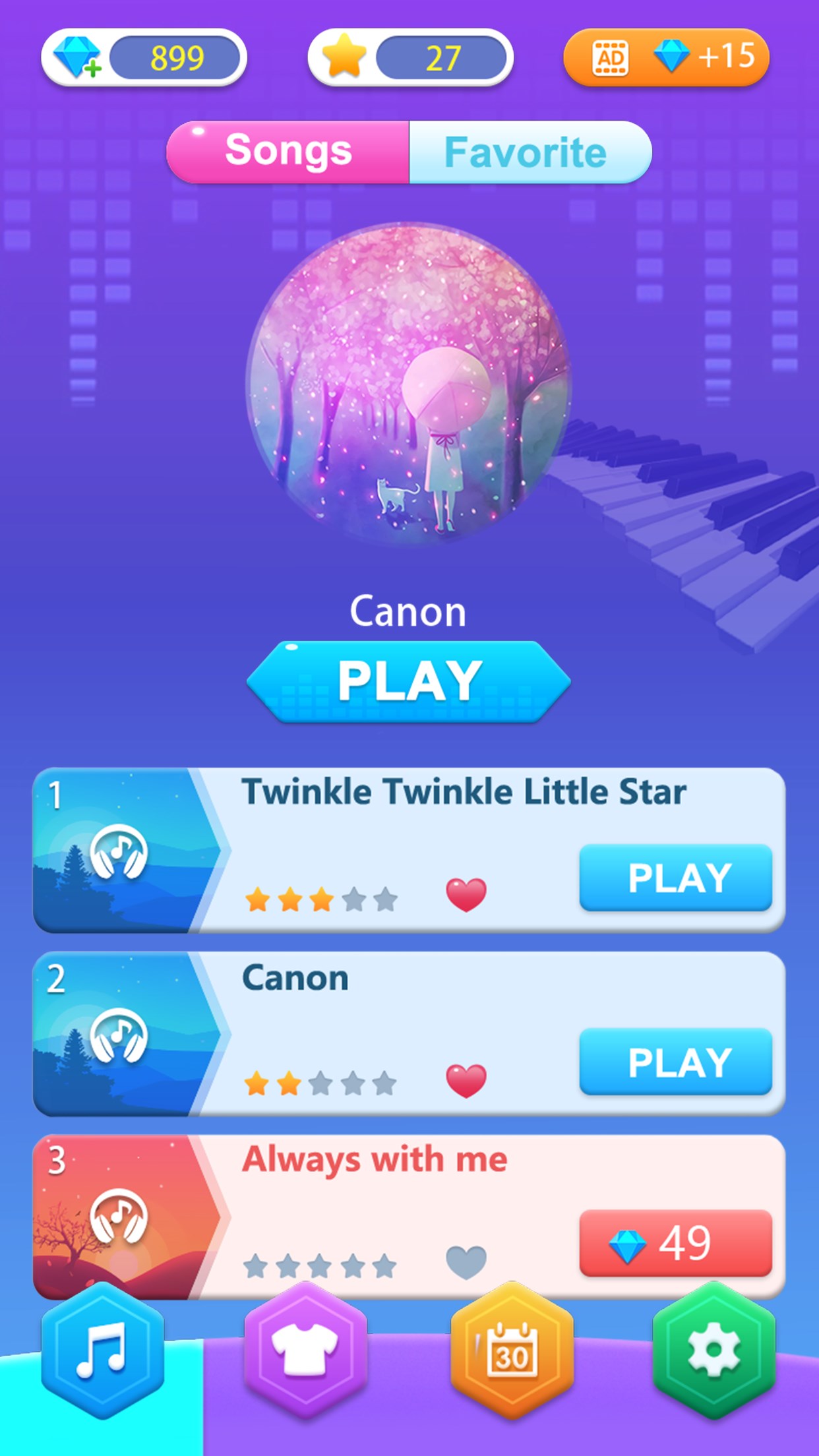 Piano Tiles Music Gamein Chrome com por OffiDocs